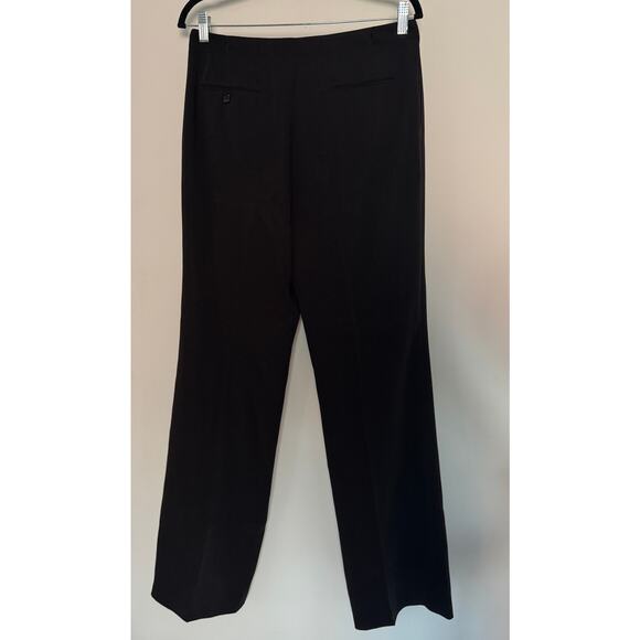 Jil Sander Women's Black Polyester Loose Fit Trousers - Picture 2 of 3